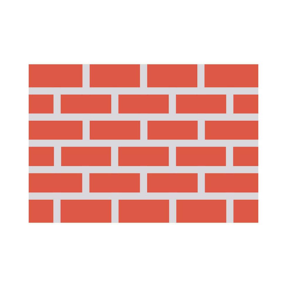 Brickwall Vector Flat Icon For Personal And Commercial Use.