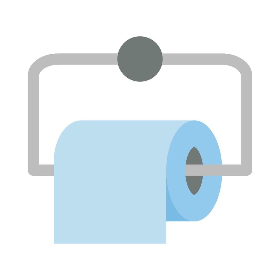 baño papel vector plano icono para personal y comercial usar.