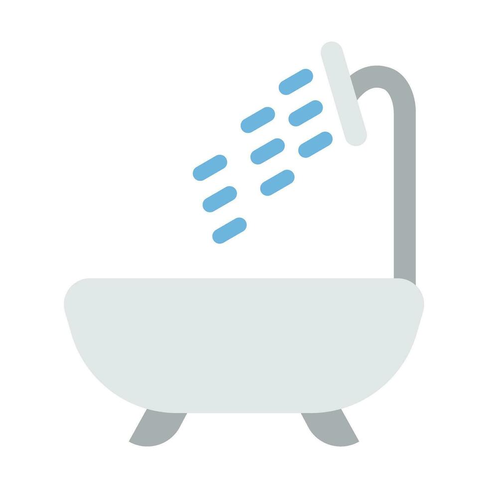 Bathtub Vector Flat Icon For Personal And Commercial Use.