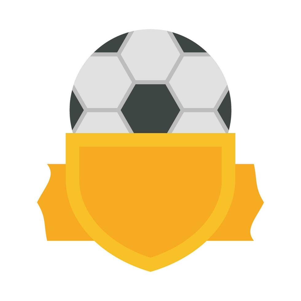Football Banner Vector Flat Icon For Personal And Commercial Use.