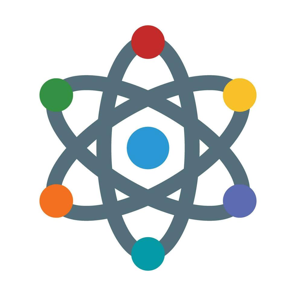 Nucleus Vector Flat Icon For Personal And Commercial Use.