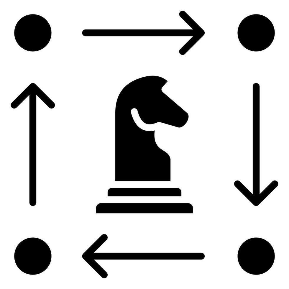 Strategic Alignment icon line vector illustration 35946824 Vector Art ...