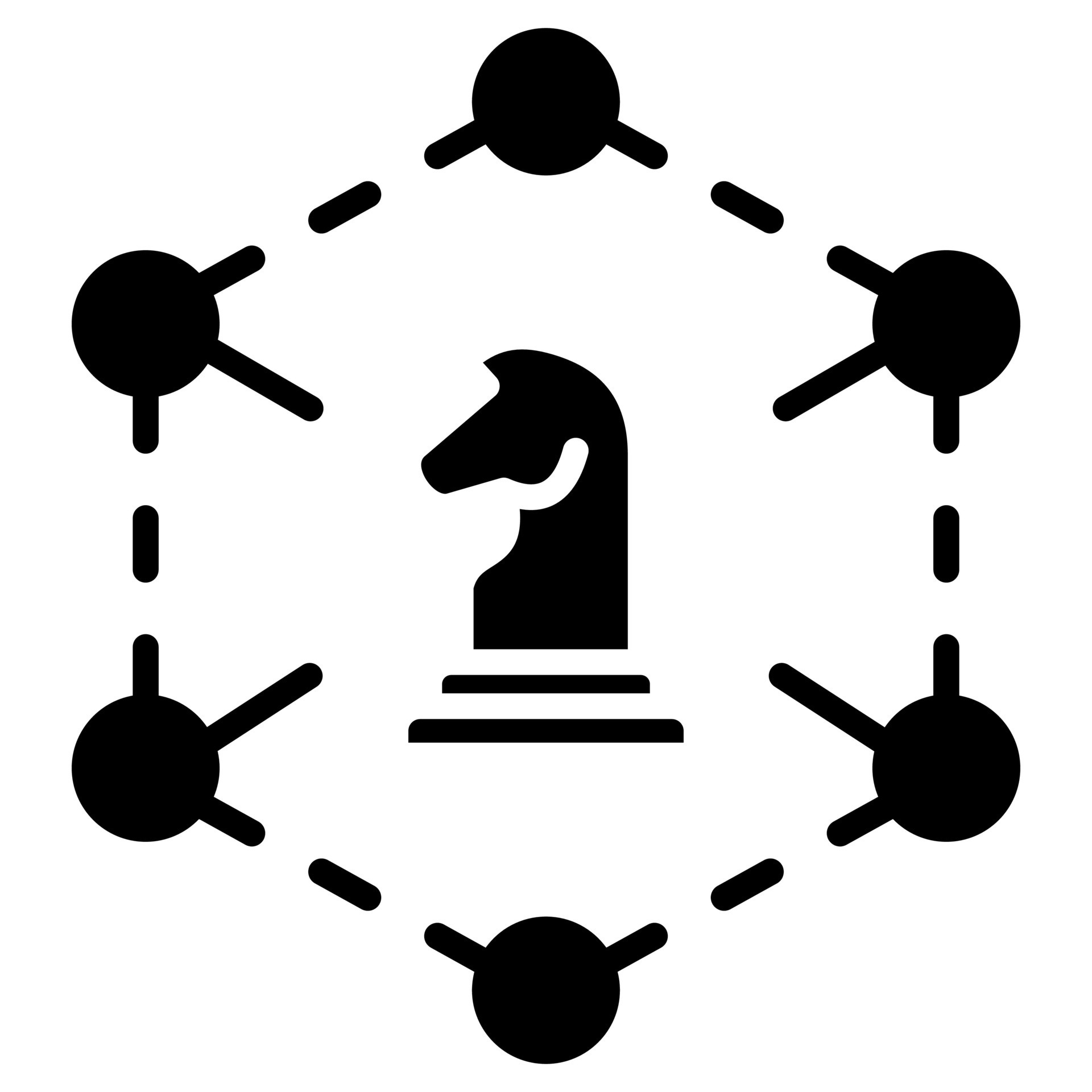 Strategy Alignment icon line vector illustration 35946836 Vector Art at ...