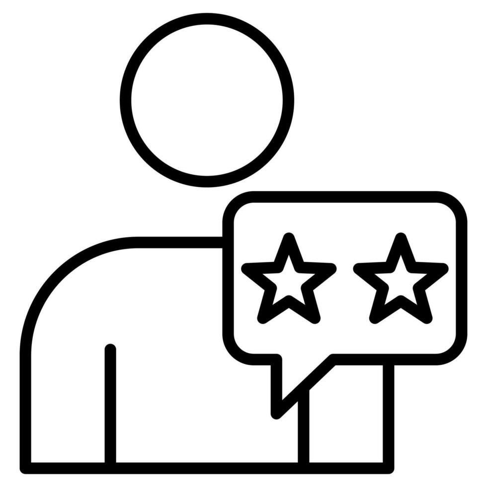 Stakeholder Feedback Icon line vector illustration