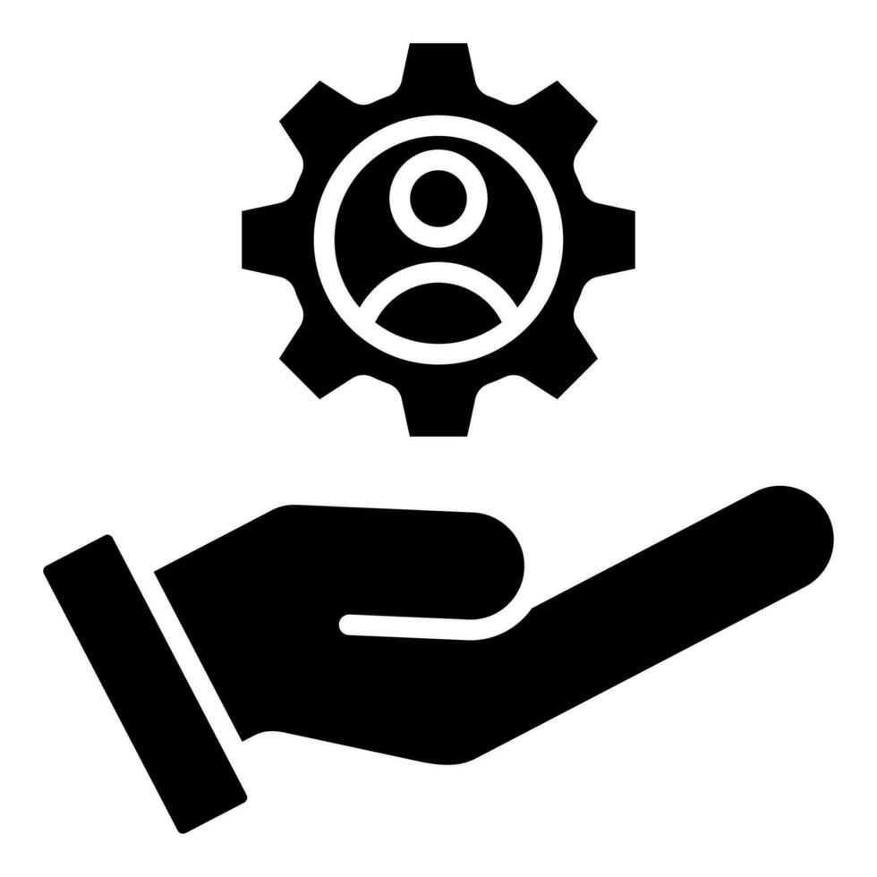 Stakeholder Support Icon line vector illustration