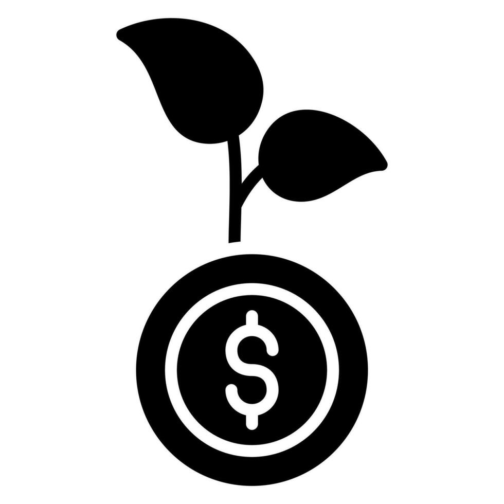 Seed Funding Icon line vector illustration