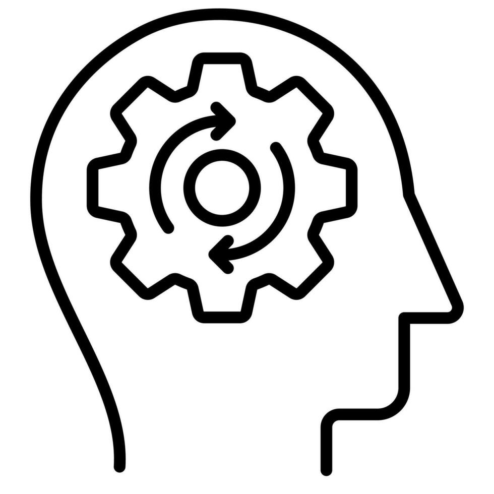 Knowledge Retention icon line vector illustration 35946910 Vector Art