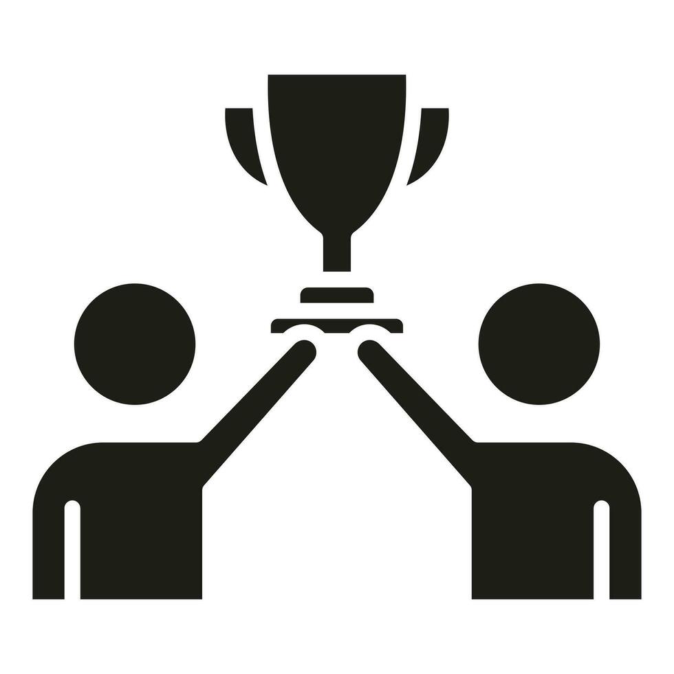 Team Achievement icon line vector illustration