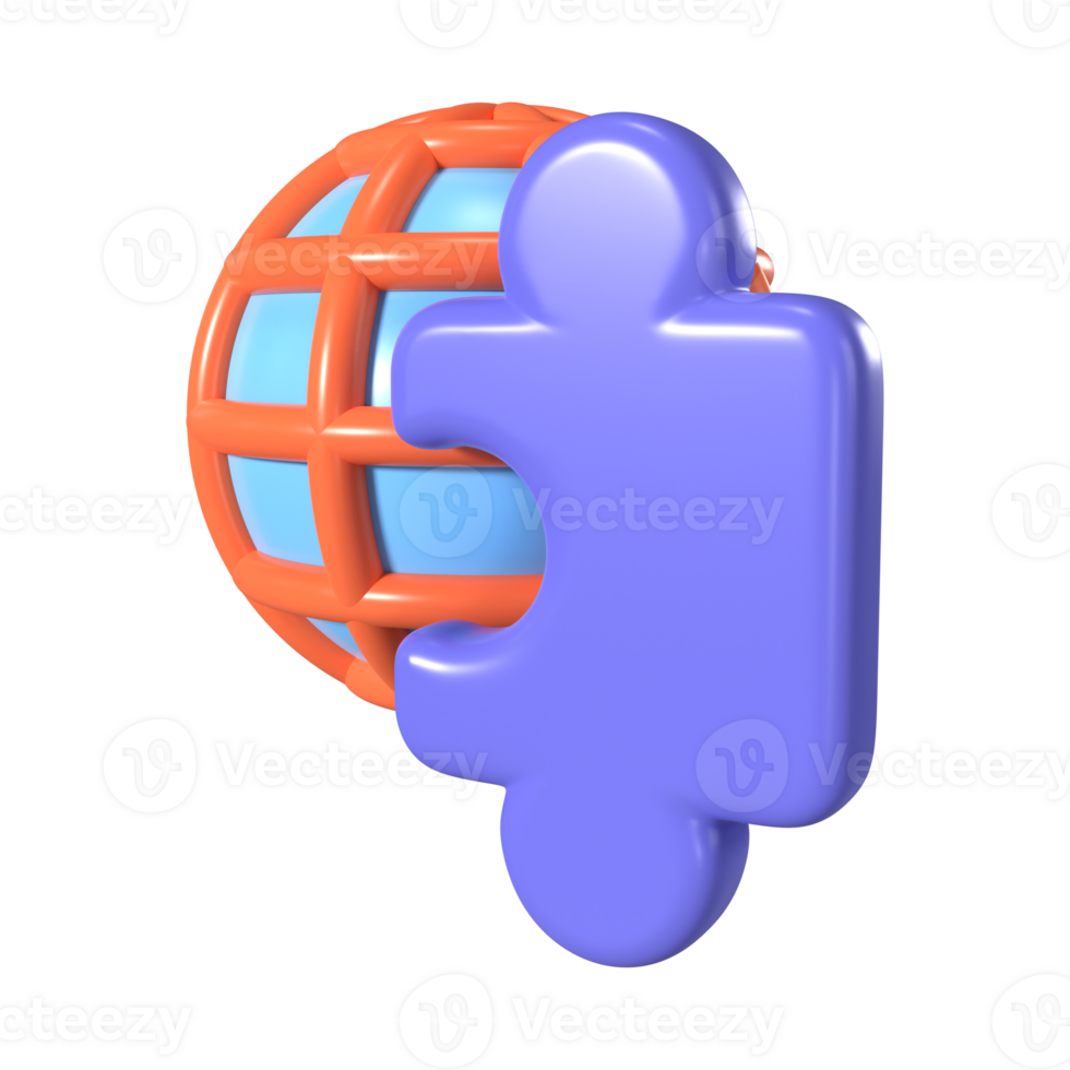 Extension 3D Illustration Icon png