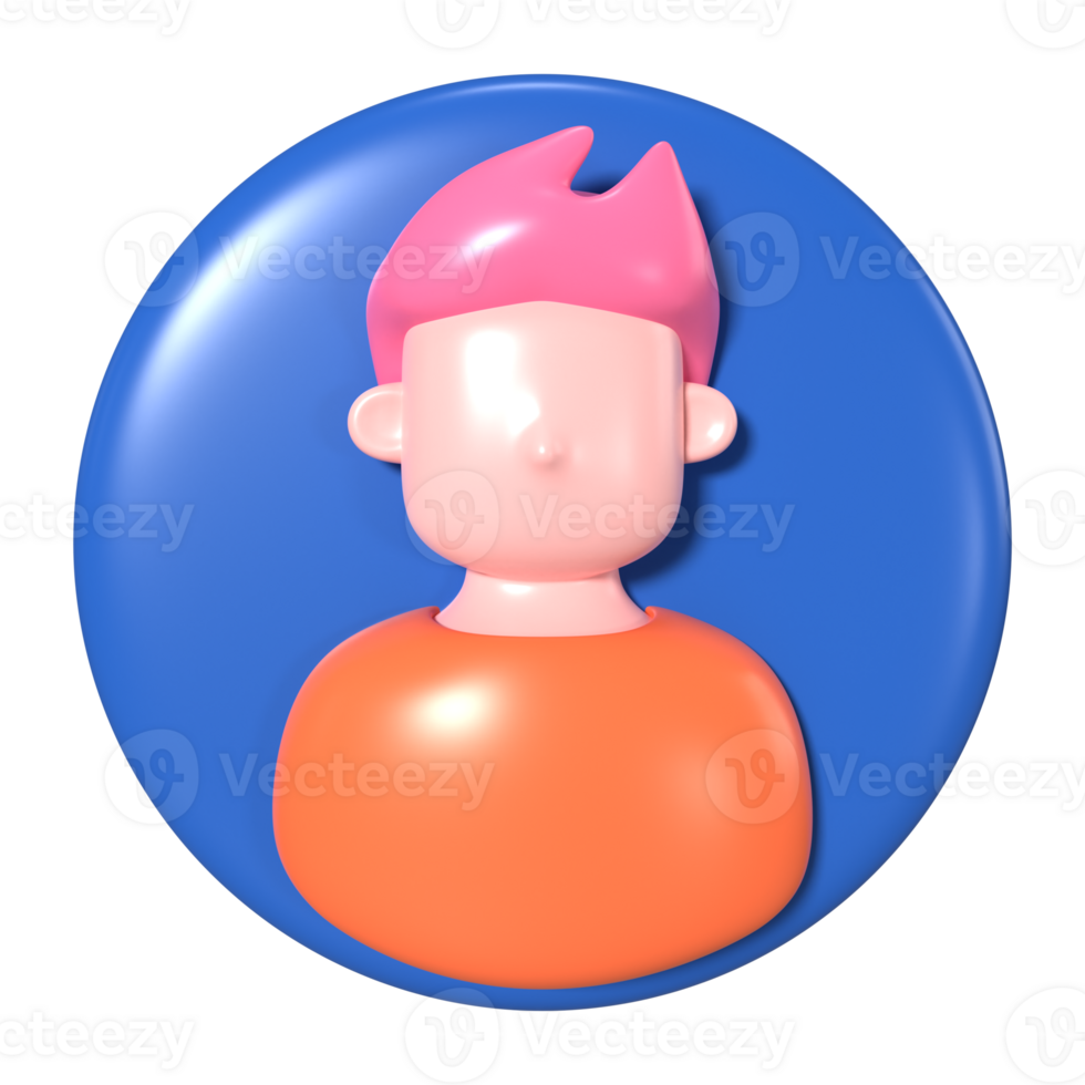 Account 3D Illustration Icon png