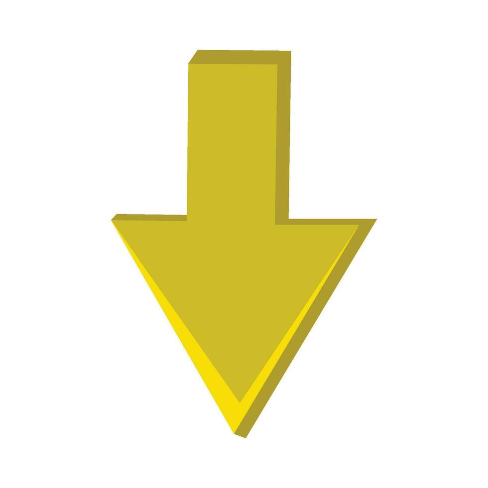 down arrow illustration vector