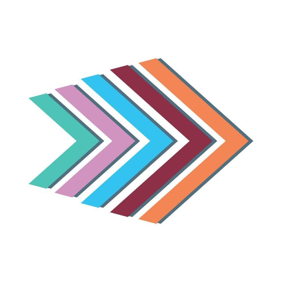 arrow to the right illustration vector
