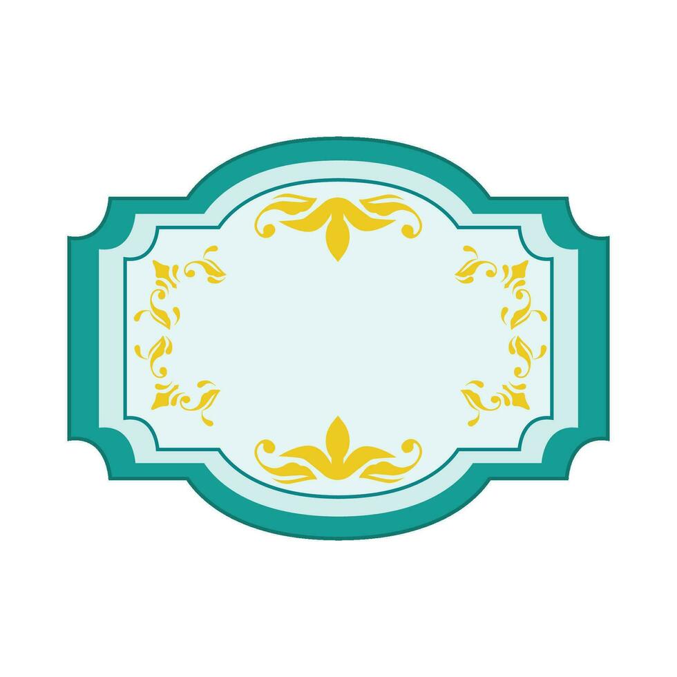 vintage frame illustration vector
