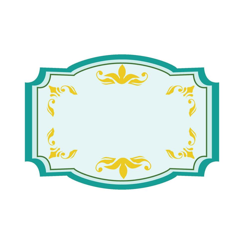 vintage frame illustration vector