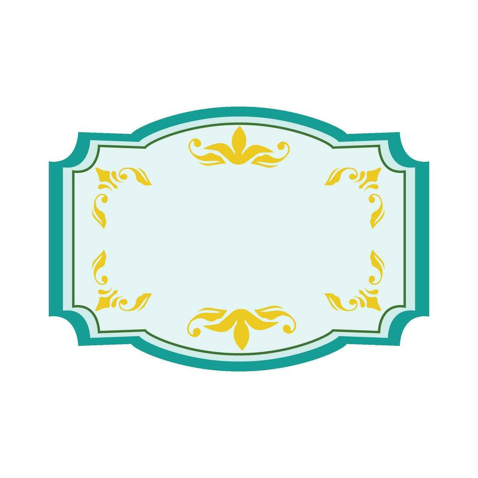 vintage frame illustration vector