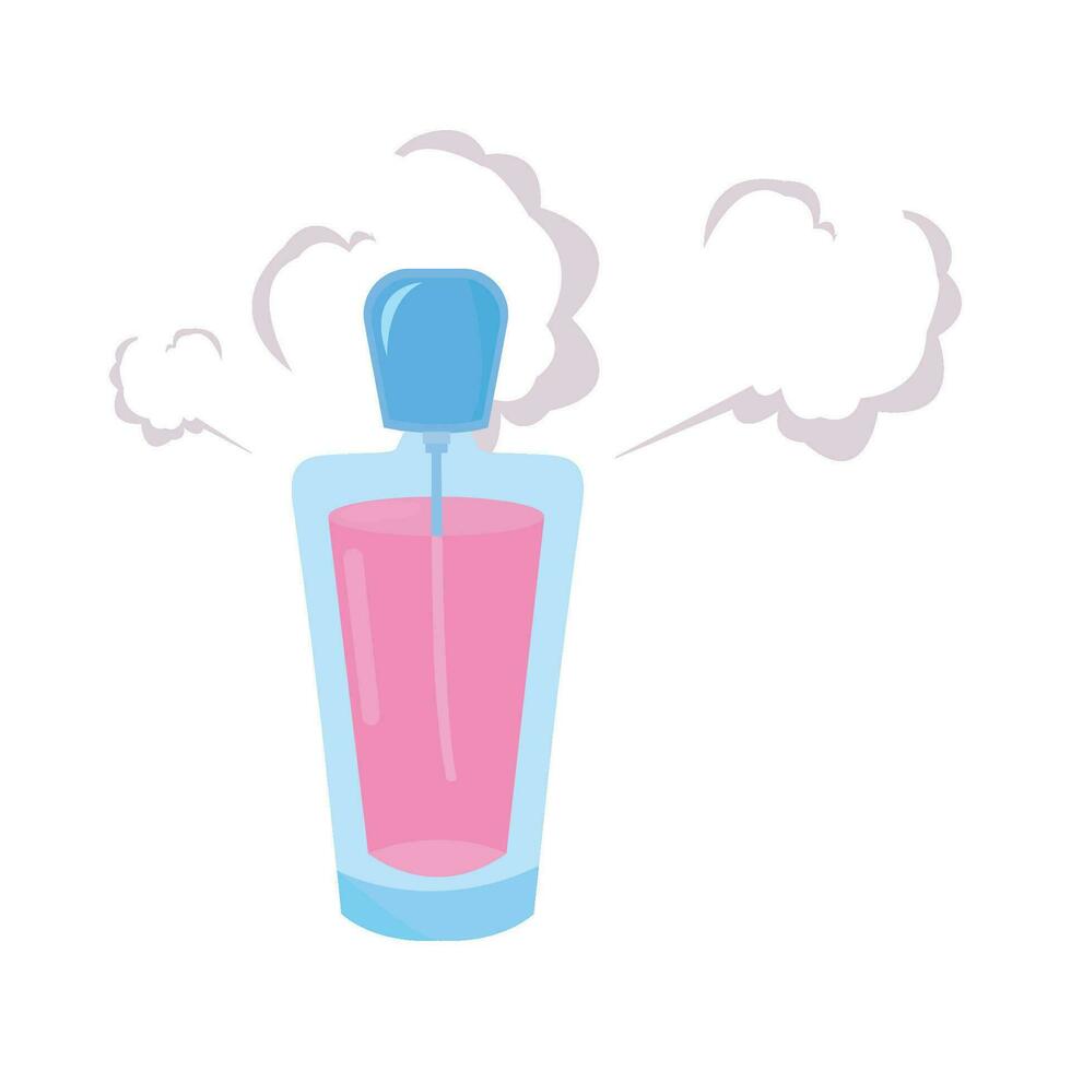 bottle parfume illustration vector