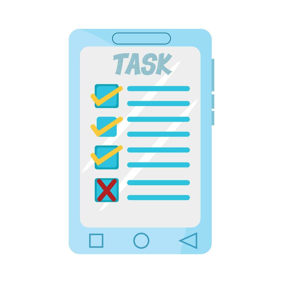 task list illustration vector