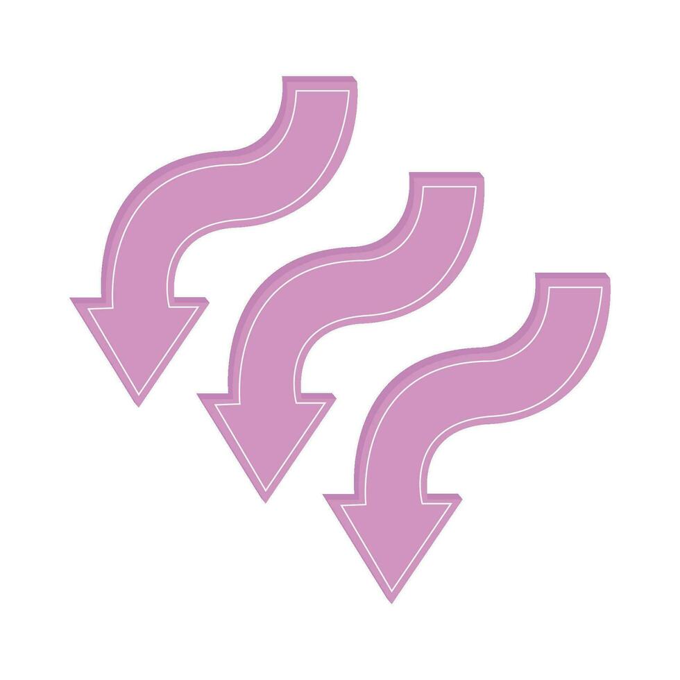 down arrow illustration vector