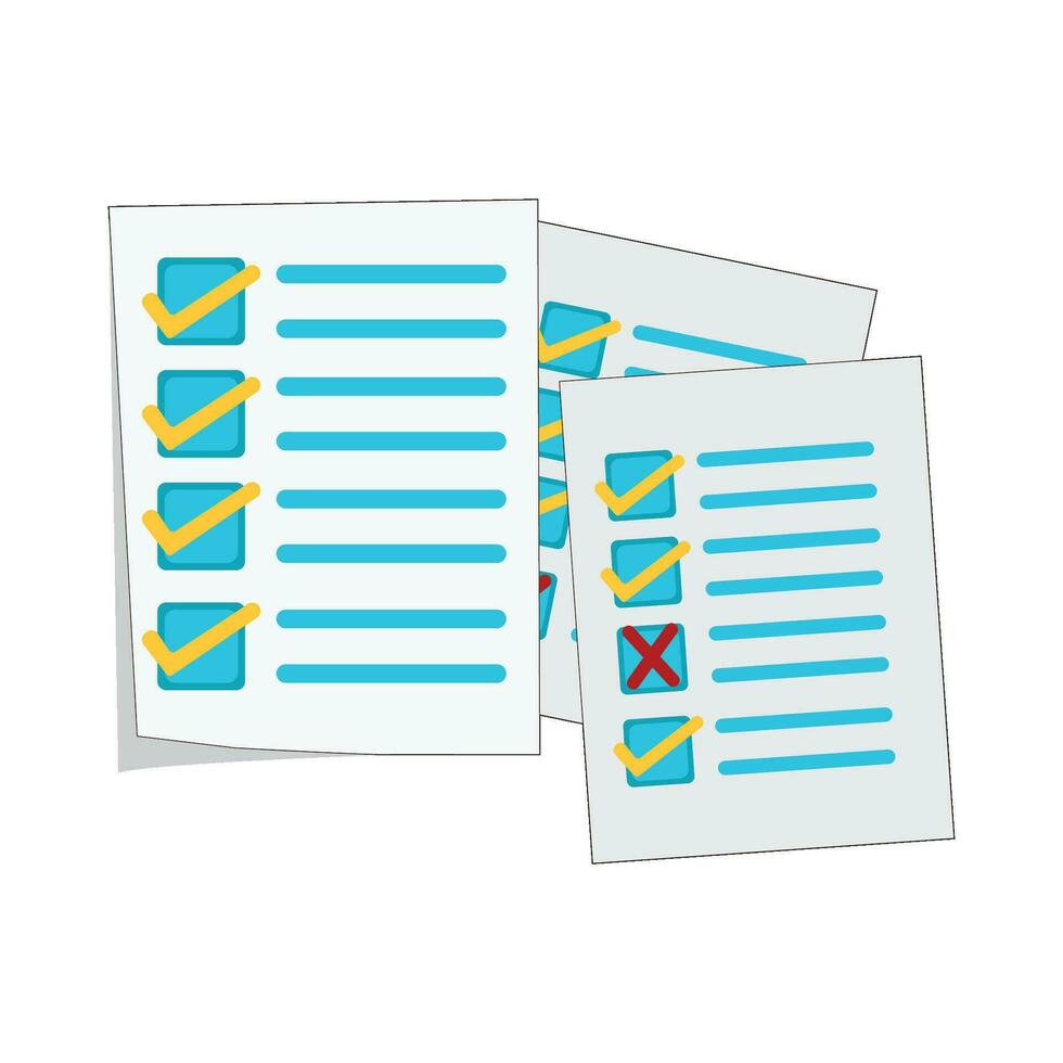 task list illustration vector