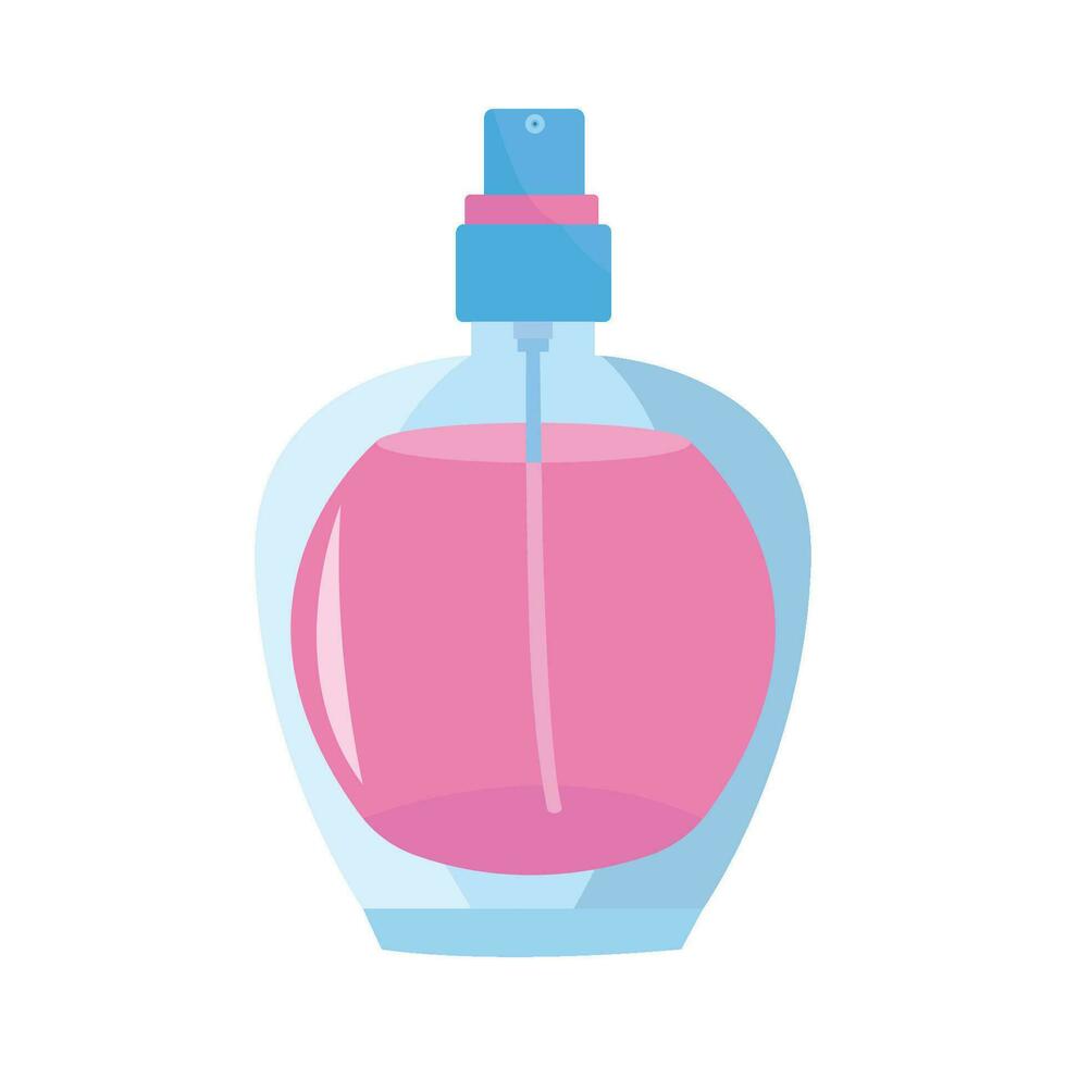 bottle parfume illustration vector