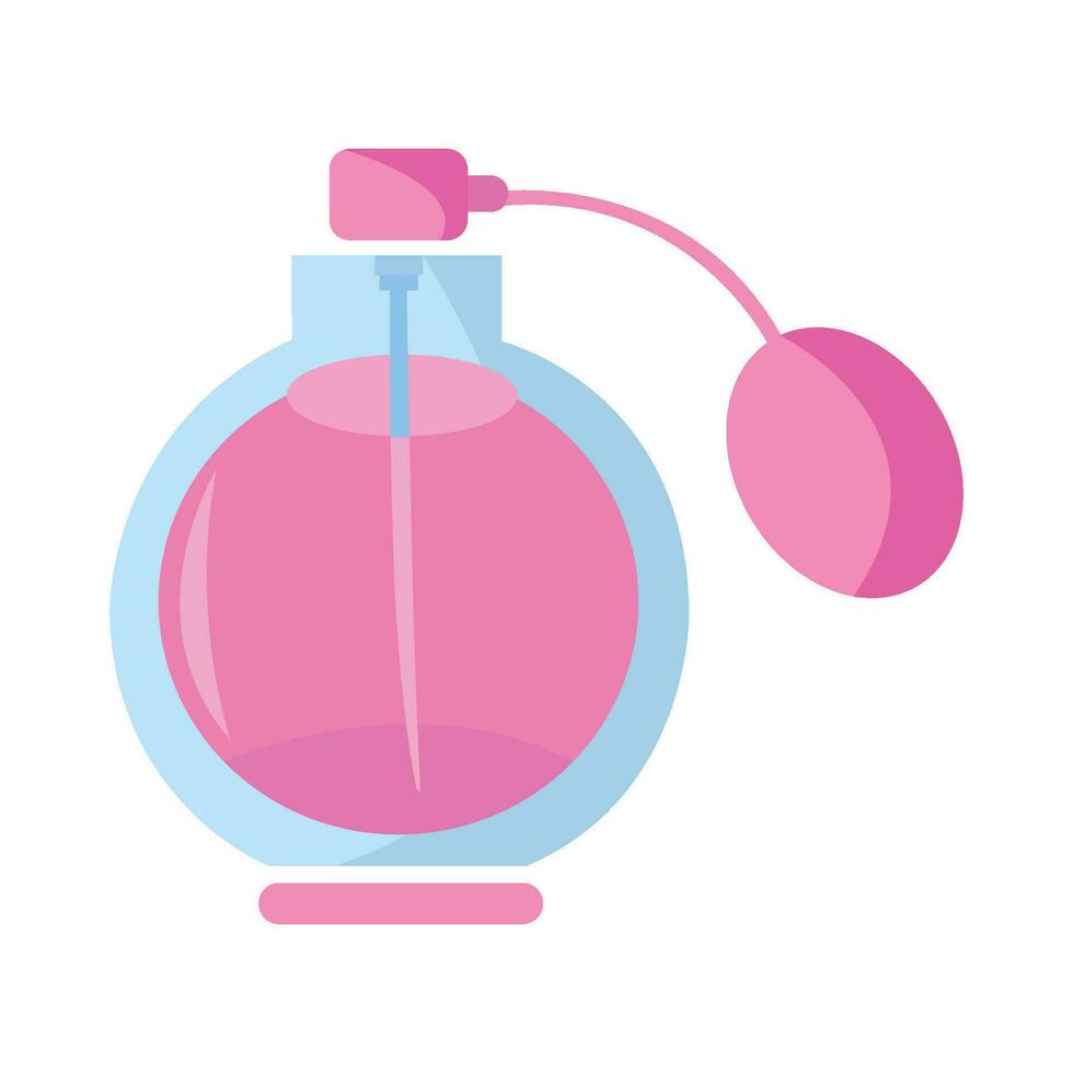 bottle parfume illustration vector