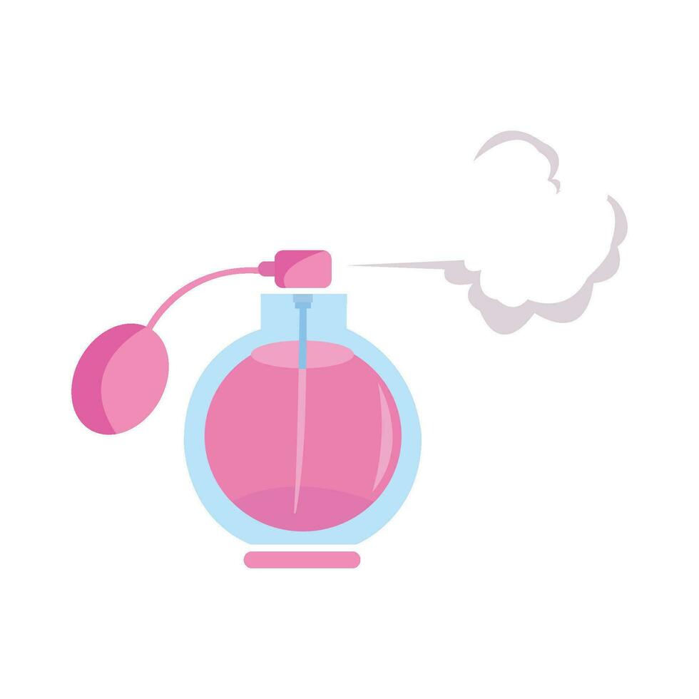 bottle parfume illustration vector