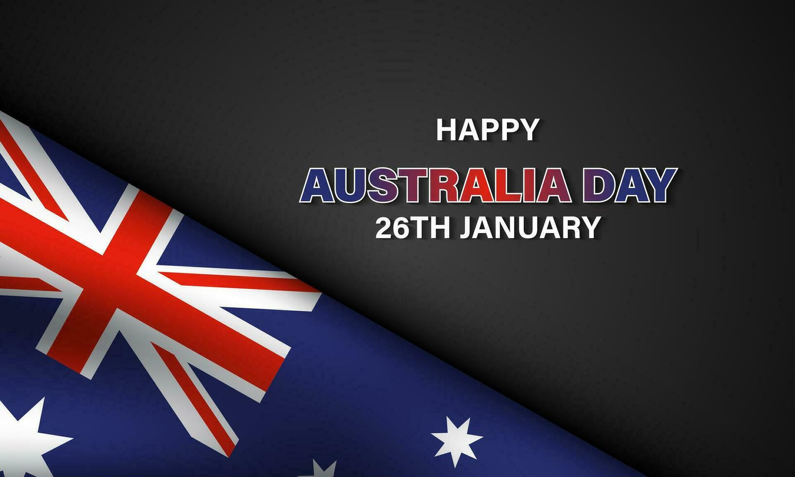 Australia Day Background Design. vector