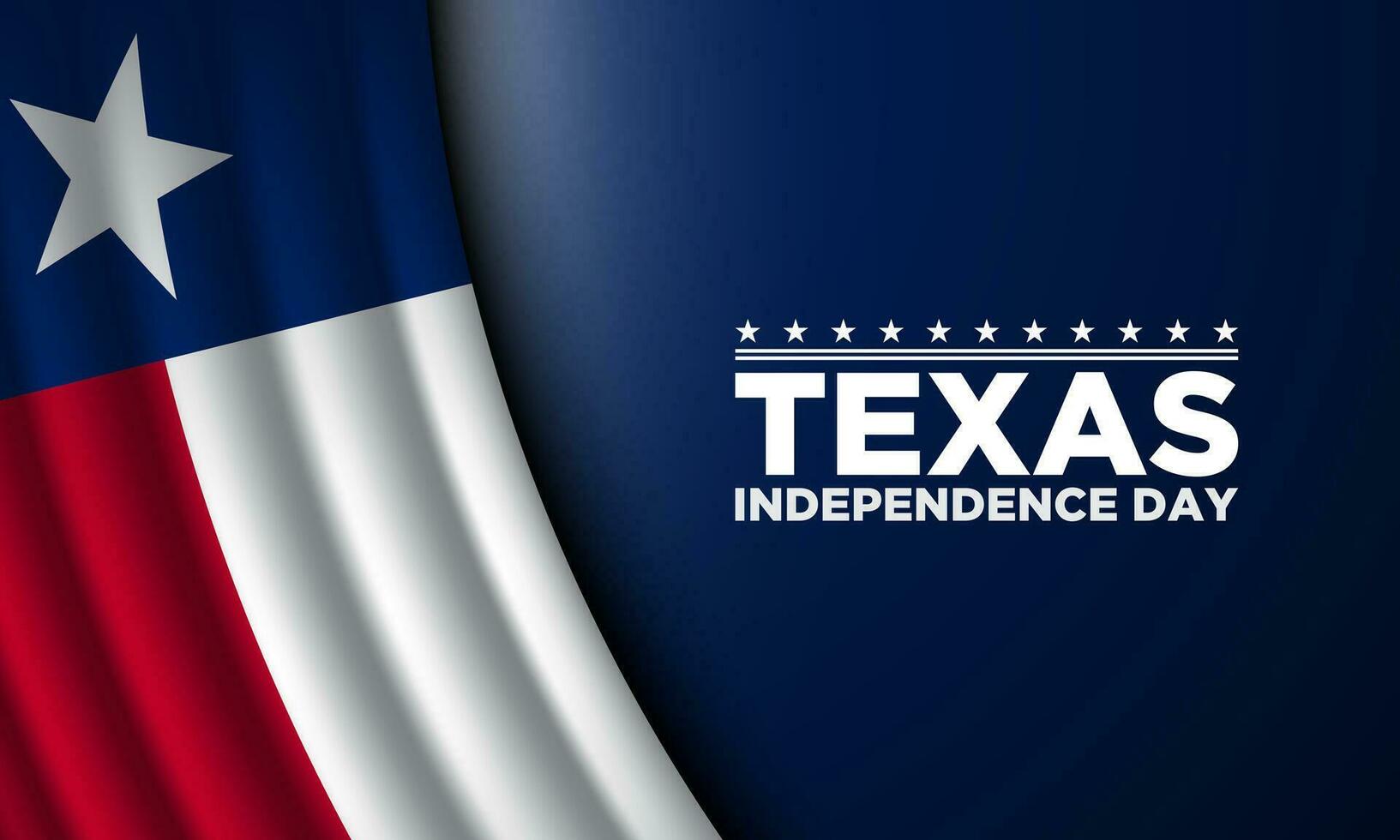 Texas Independence Day Background Design. vector