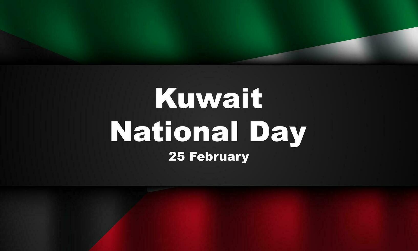 diseño de fondo del día nacional de kuwait. vector