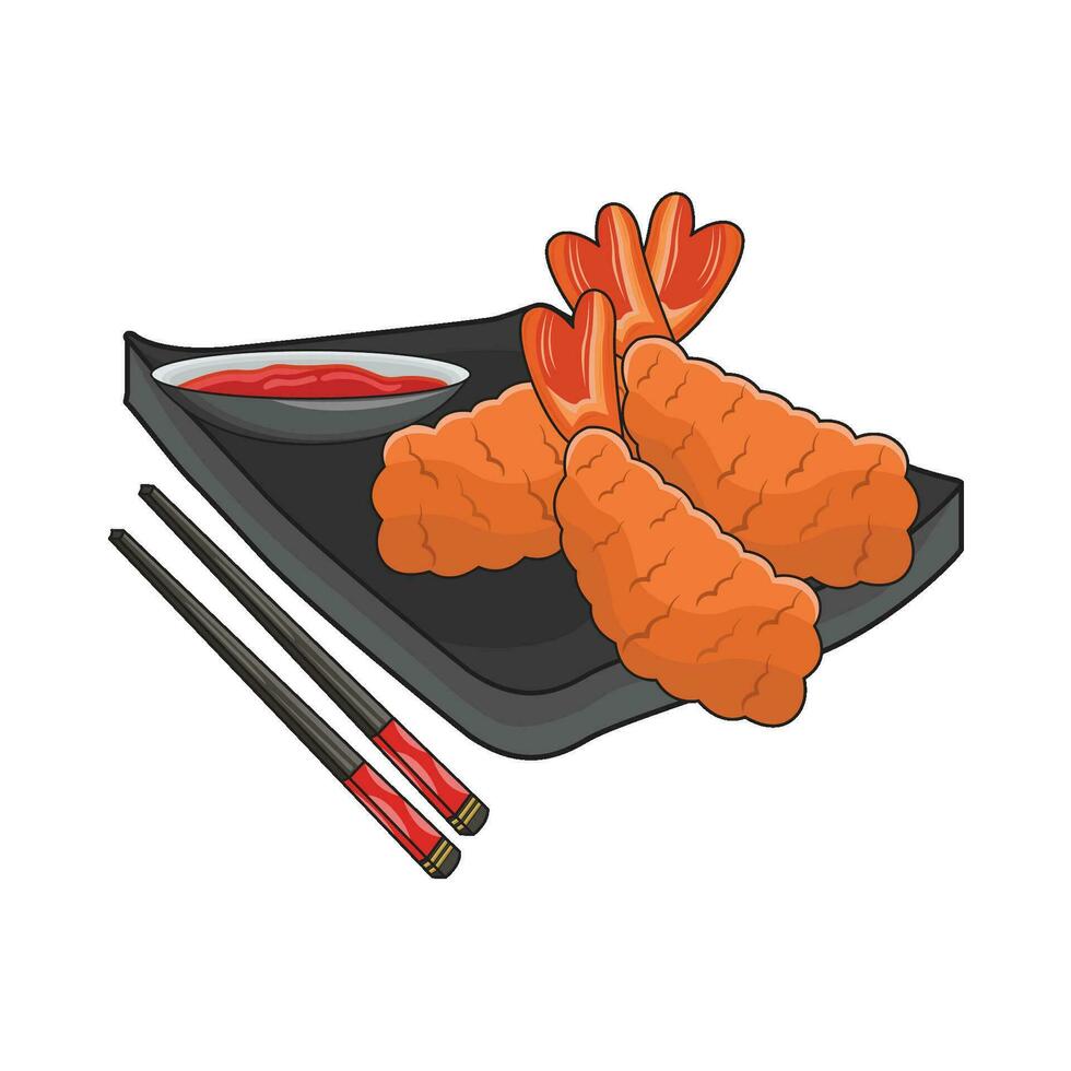 illustration of tempura vector