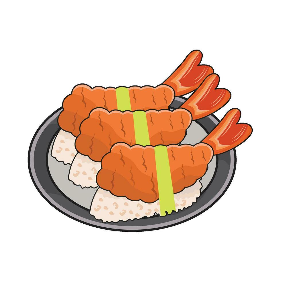 ilustración de tempura vector