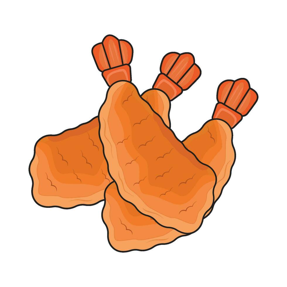 ilustración de tempura vector