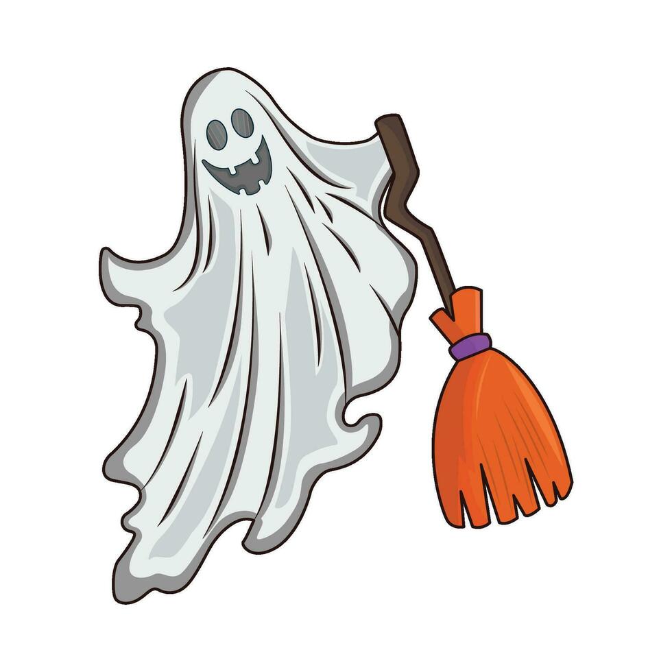 ilustración de fantasma vector