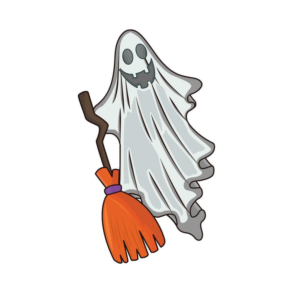 ilustración de fantasma vector