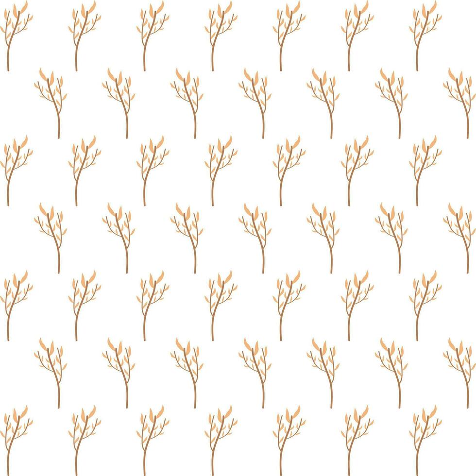 Botanical pattern design. Nature textile concept vector
