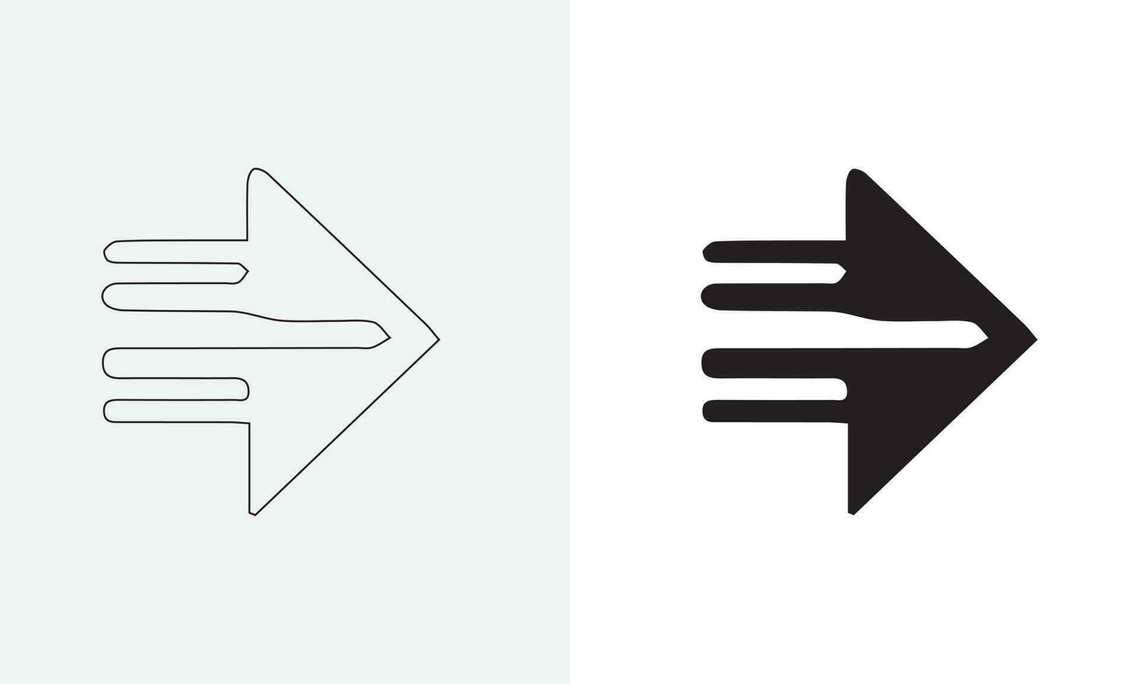 Big black set of arrow symbols. The arrow symbol. Vector collection of arrows. Arrow. Cursor. Simple modern arrows. Illustration in vector format