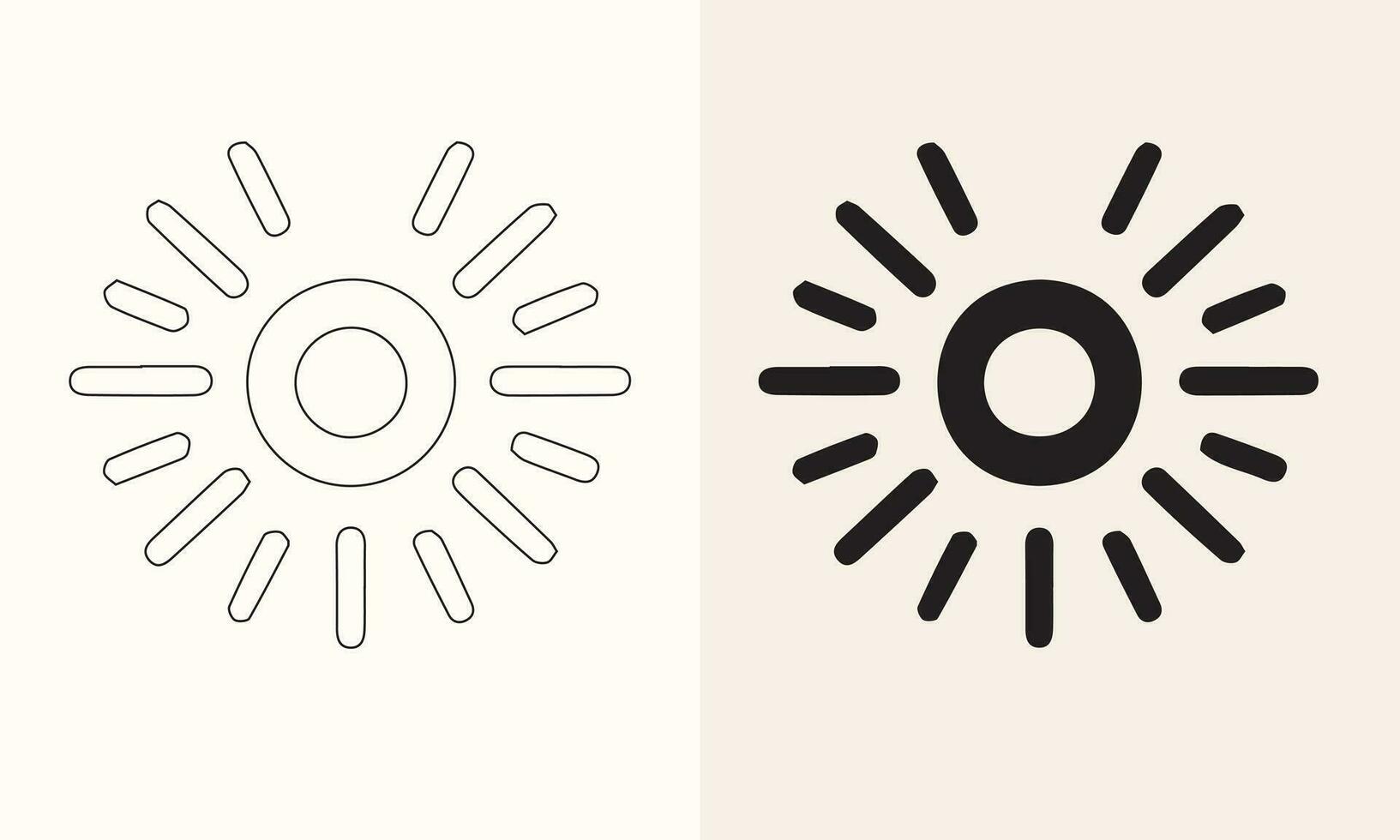 Vector illustration of a star icon set