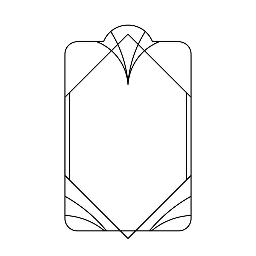Trendy linear arch frame. Modern minimalist aesthetic line element, geometric forms. Vector sparkle for social media or poster design, simple decorative boho style