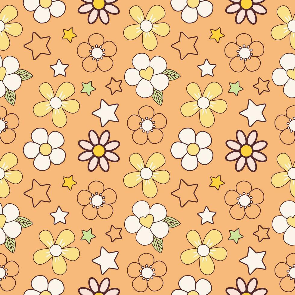 floral sin costura vector ilustración modelo antecedentes. diseño para utilizar todas terminado tela impresión envase papel decorativo fondo y otros