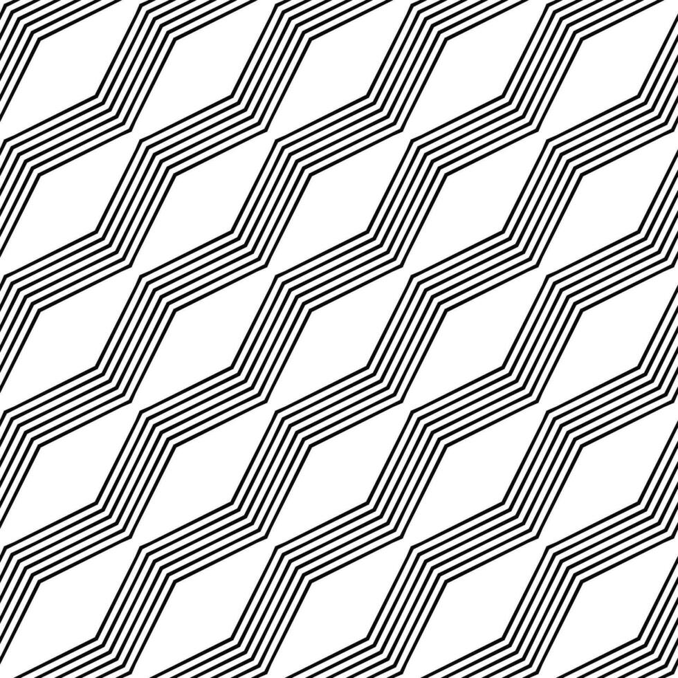 monocromo sin costura angular zigzag línea modelo diseño vector