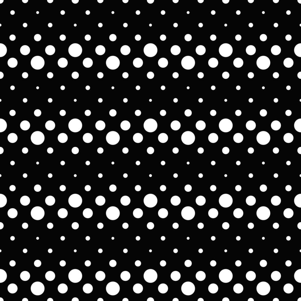 Abstract black and white circle pattern background design vector