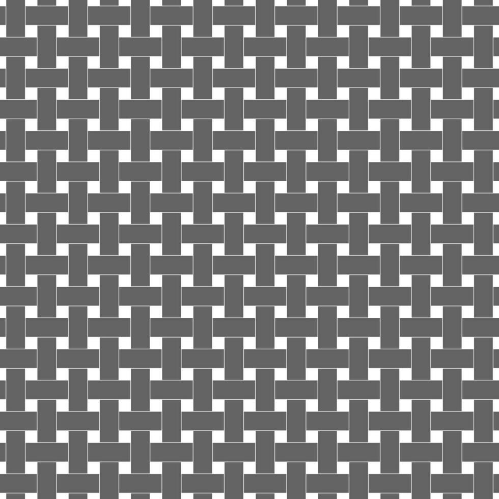 Grey rattan style weave texture pattern design vector