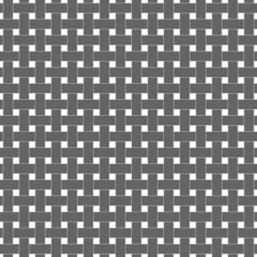 Grey rattan style weave texture pattern design vector