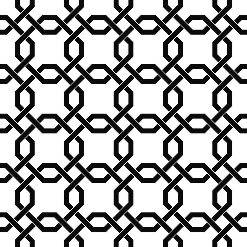 Monochromatic seamless trellis pattern design vector