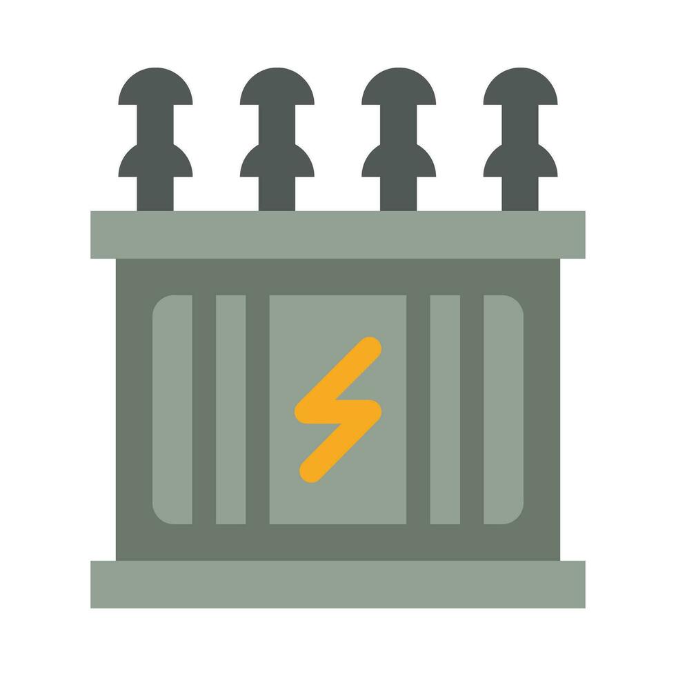 Power Transformer Vector Flat Icon For Personal And Commercial Use.