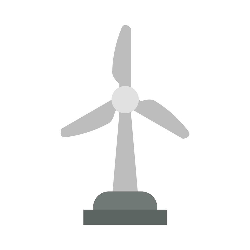 Wind Turbine Vector Flat Icon For Personal And Commercial Use.