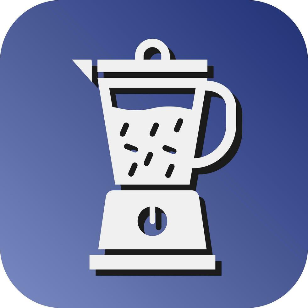 Blender Vector Glyph Gradient Background Icon For Personal And Commercial Use.