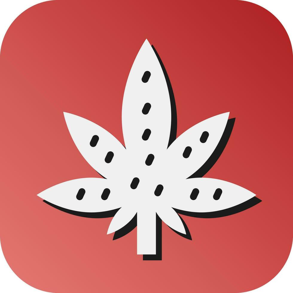 Leaf Vector Glyph Gradient Background Icon For Personal And Commercial Use.