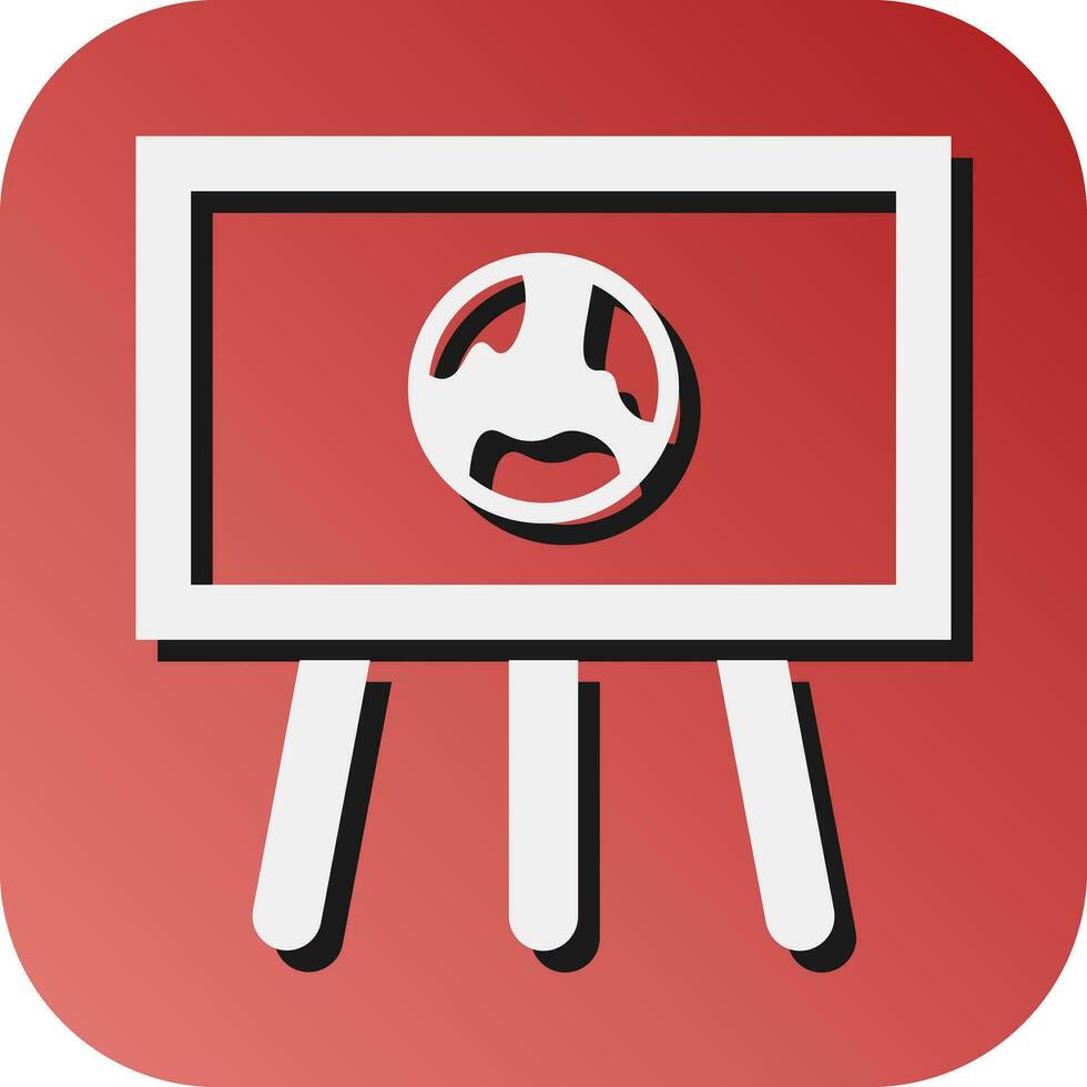 Geography Vector Glyph Gradient Background Icon For Personal And Commercial Use.