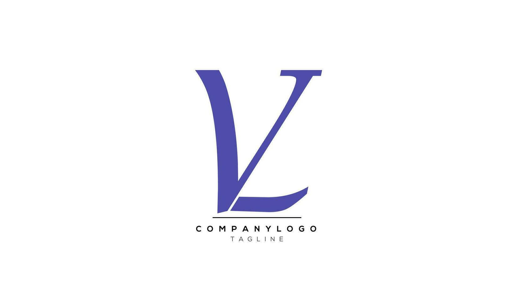 Alphabet letters Initials Monogram logo VL,VL  INITIAL,VL  letter vector